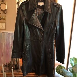 Softest LEATHER Women’s Trench